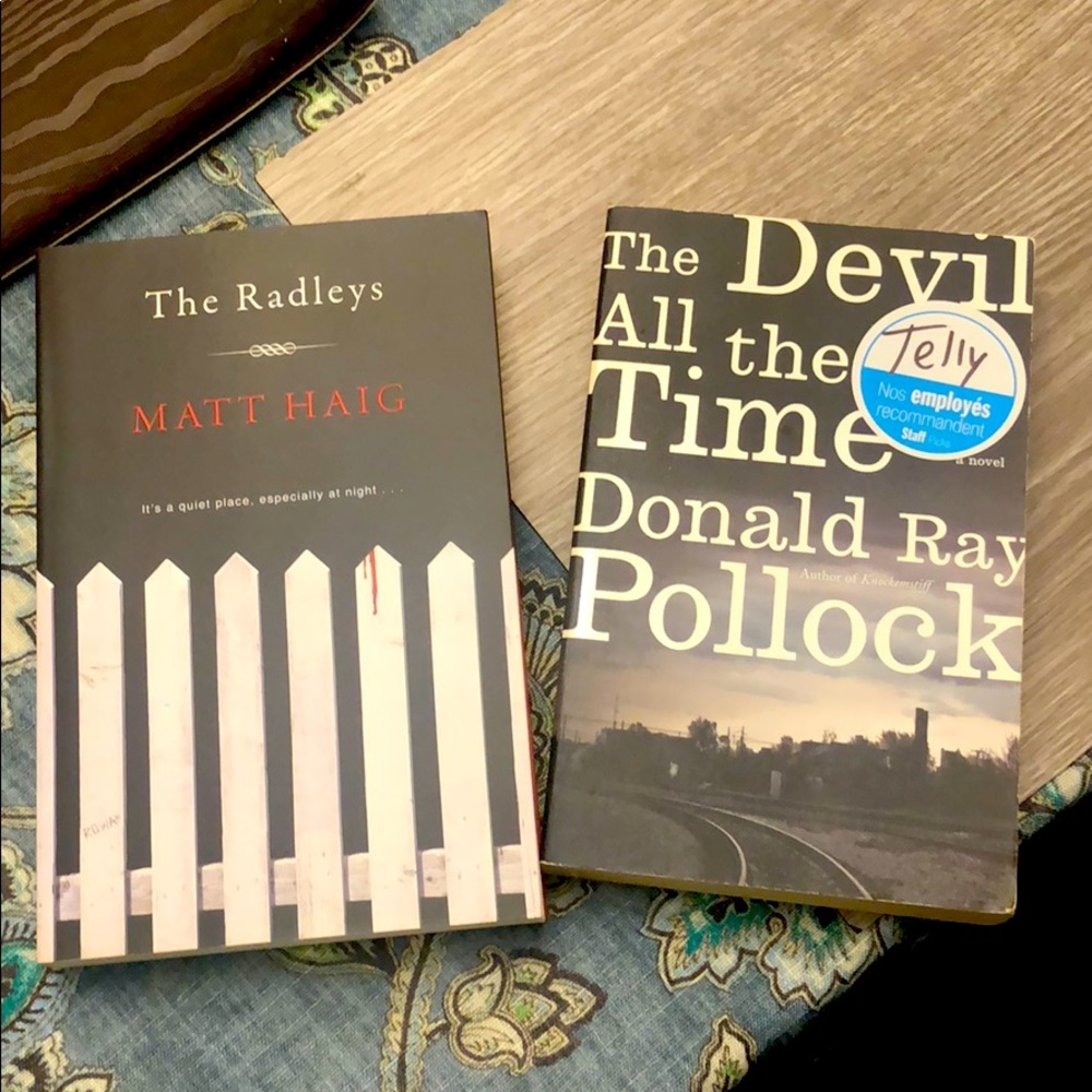 Two bestseller paperback novels